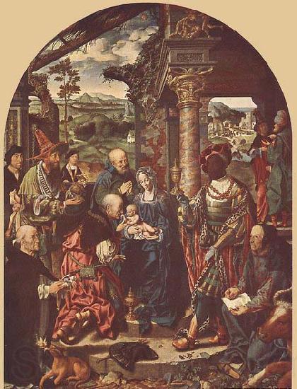 CLEVE, Joos van Adoration of the Magi France oil painting art